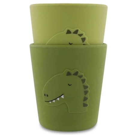 Trixie - Siliconen beker 2-pack - Mr. Dino