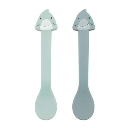 Trixie - Siliconen lepel 2-pack - Mr. Shark