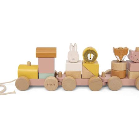 Trixie - Wooden animal train - Mrs. Cat