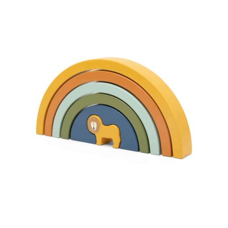 Trixie - Wooden rainbow stacking - Mr. Lion