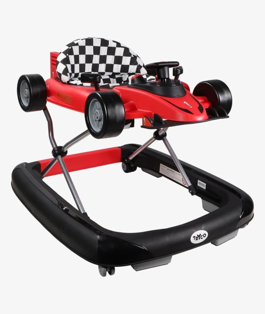 Tryco - 2-in-1 Baby Walker - F1 Racer - Red