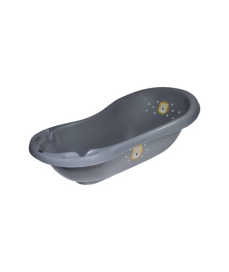 Tryco - Bath with plug and anti slip - Lion Leo - Antracite