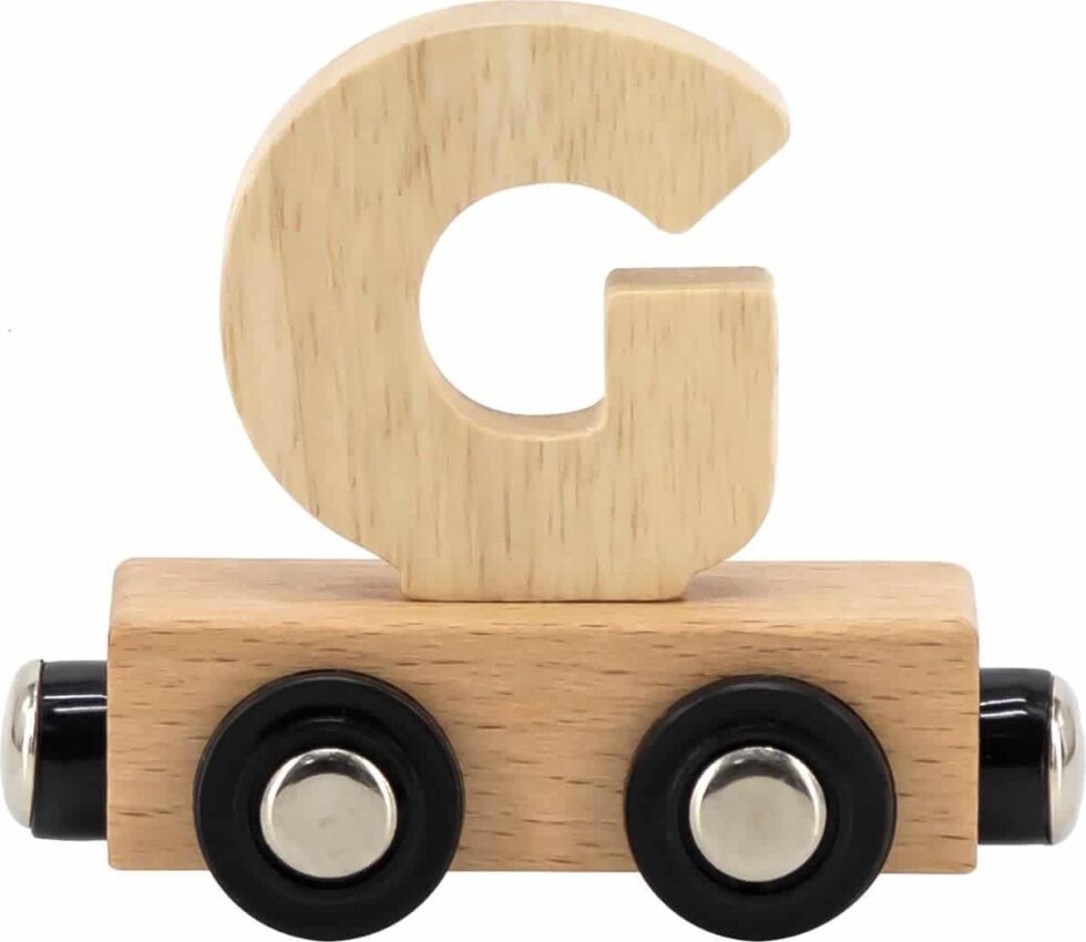 Tryco - Letter Train Natural - Letter "G"