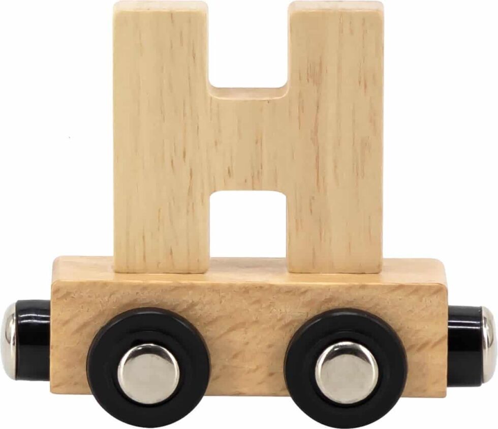 Tryco - Letter Train Natural - Letter "H"