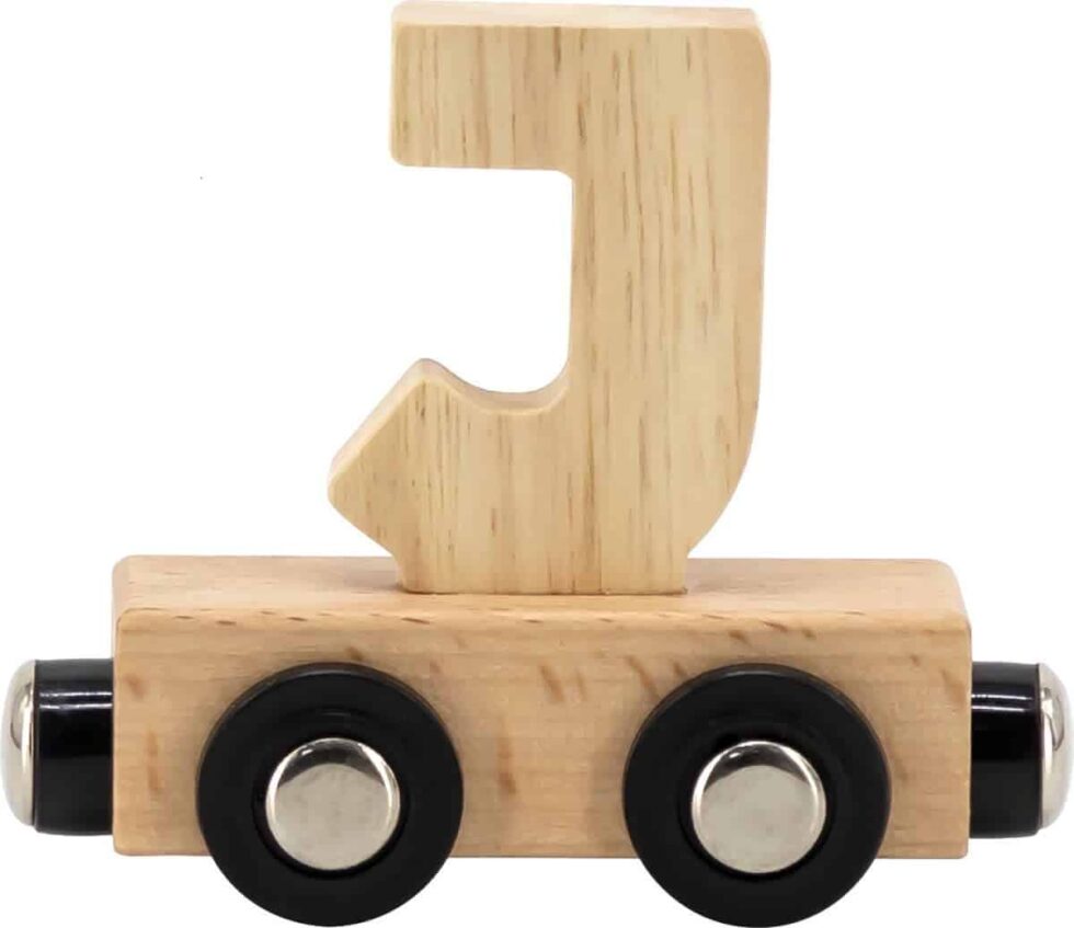 Tryco - Letter Train Natural - Letter "J"