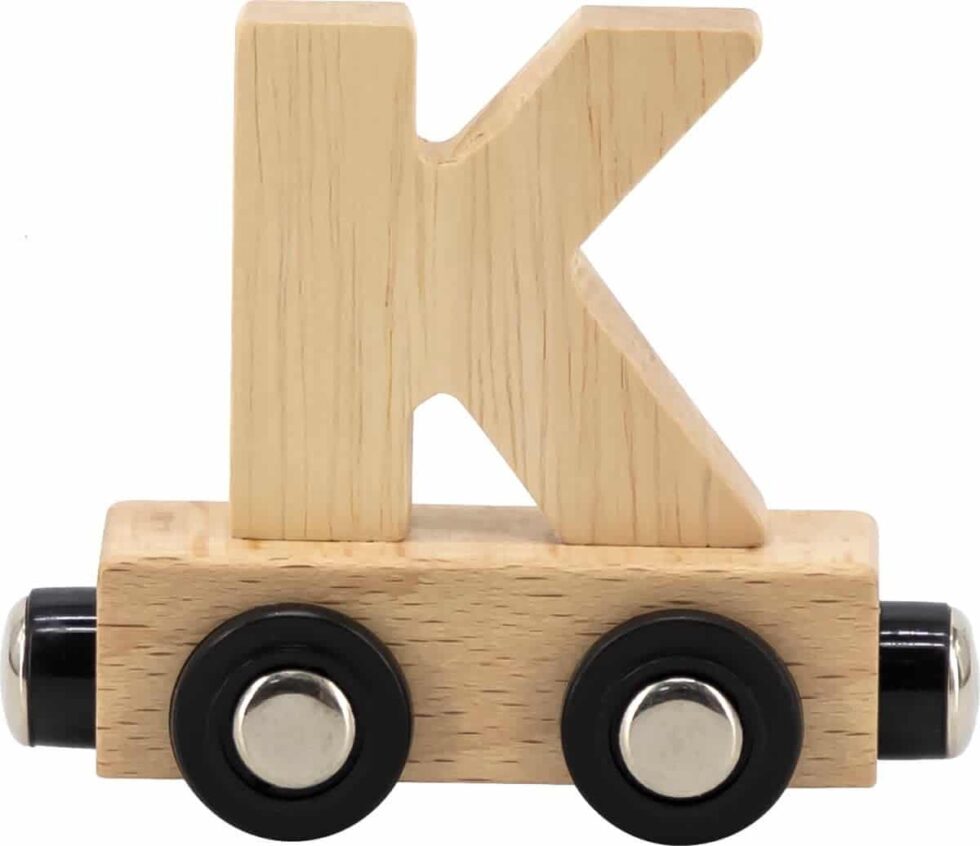 Tryco - Letter Train Natural - Letter "K"