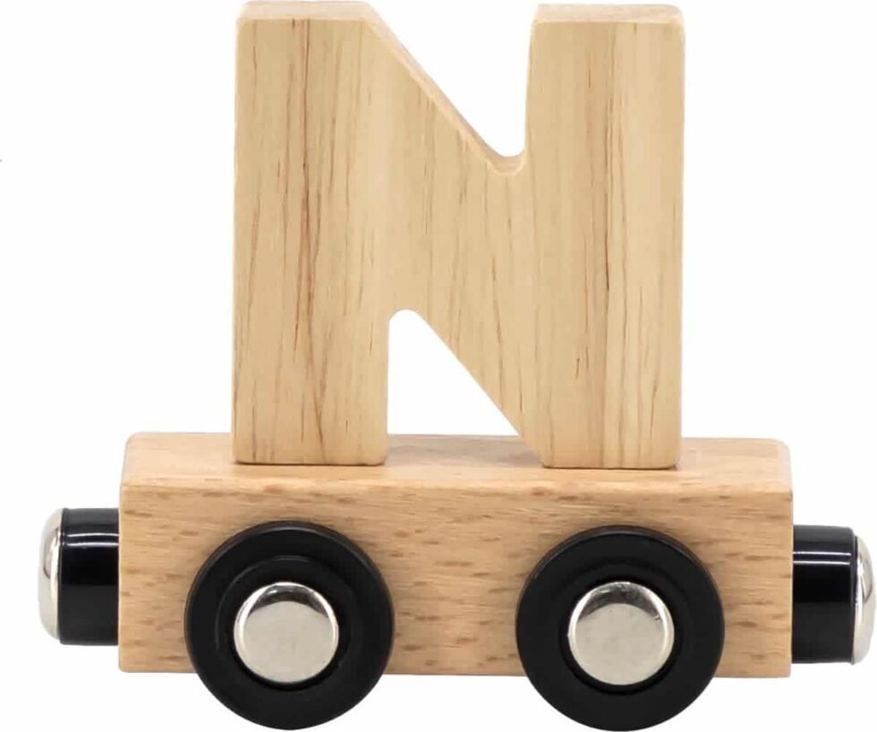 Tryco - Letter Train Natural - Letter "N"
