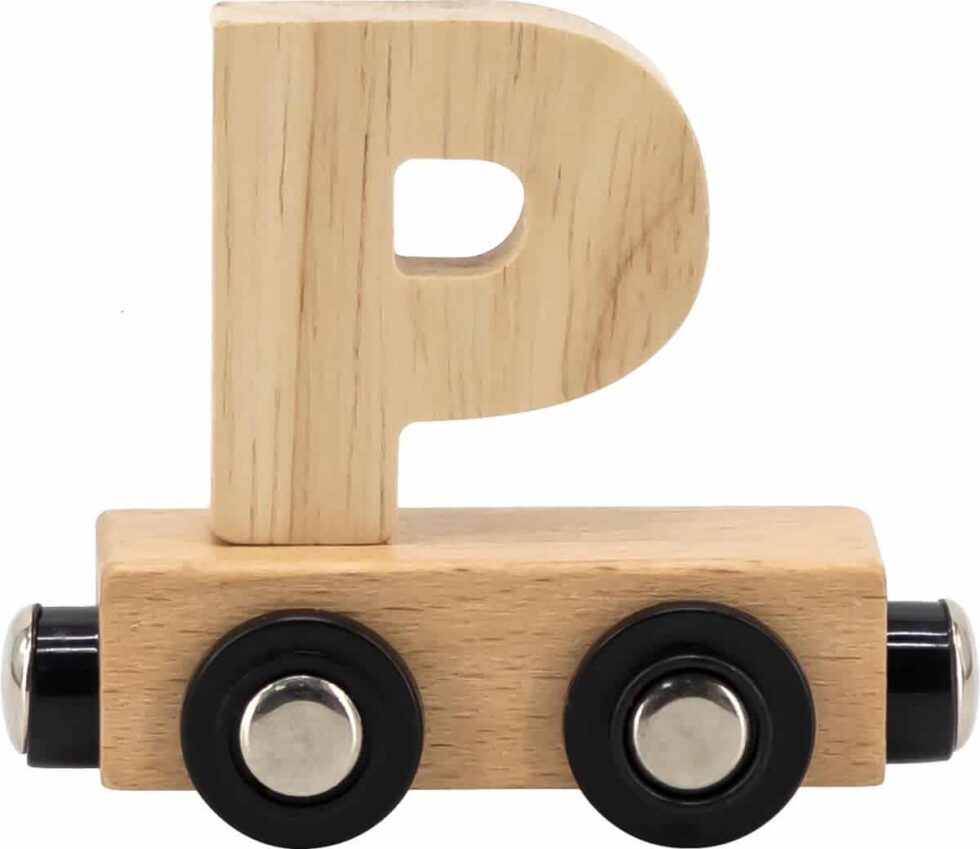 Tryco - Letter Train Natural - Letter "P"