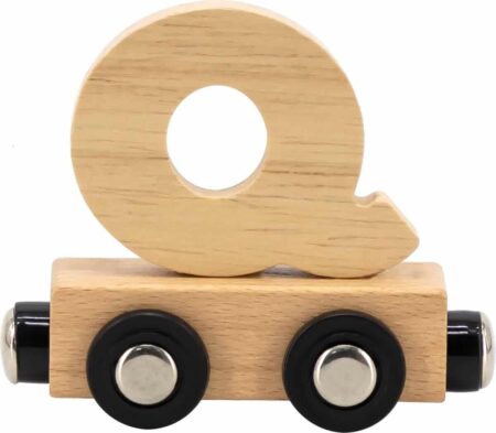 Tryco - Letter Train Natural - Letter "Q"