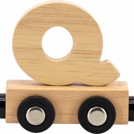 Tryco - Letter Train Natural - Letter "Q"