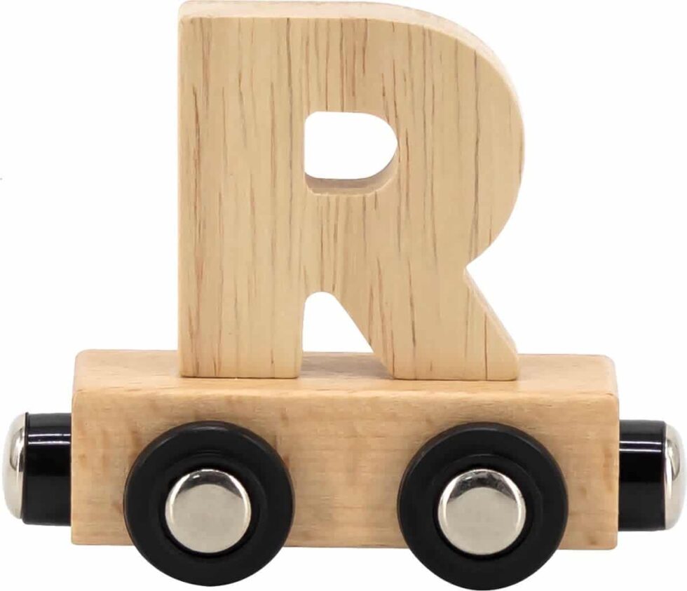 Tryco - Letter Train Natural - Letter "R"