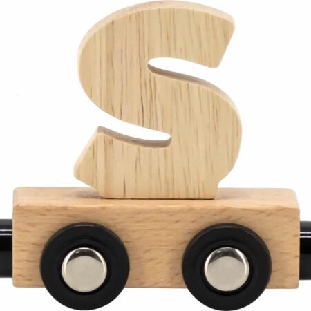 Tryco - Letter Train Natural - Letter "S"