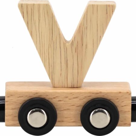 Tryco - Letter Train Natural - Letter "V"