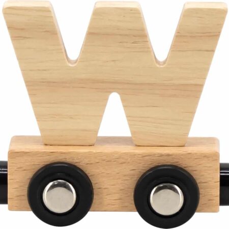 Tryco - Letter Train Natural - Letter "W"