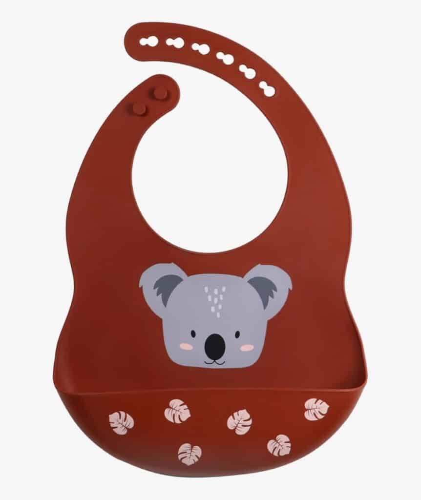 Tryco - Silicone - Bib - Koala Dark Rust