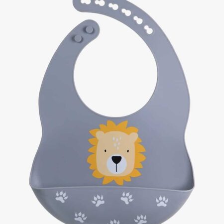 Tryco - Silicone - Bib - Lion Dusty Blue