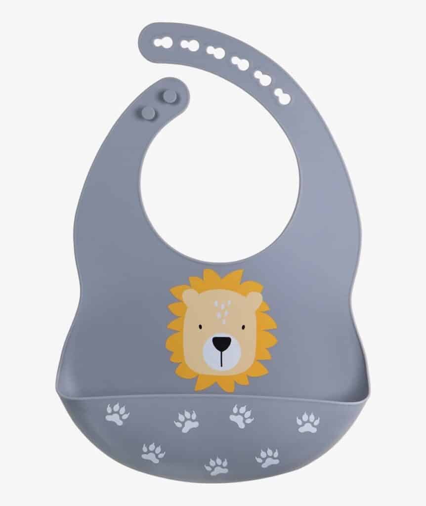 Tryco - Silicone - Bib - Lion Dusty Blue