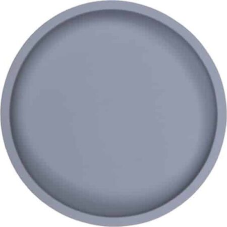 Tryco - Silicone - Round Plate - Dusty Blue