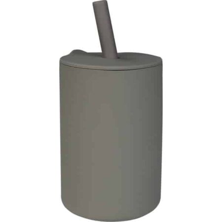 Tryco - Silicone - Straw Cup - Olive Gray