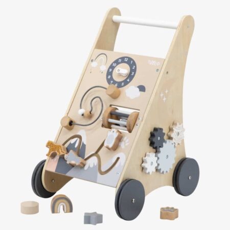 Tryco - Wooden Baby walker with blocks