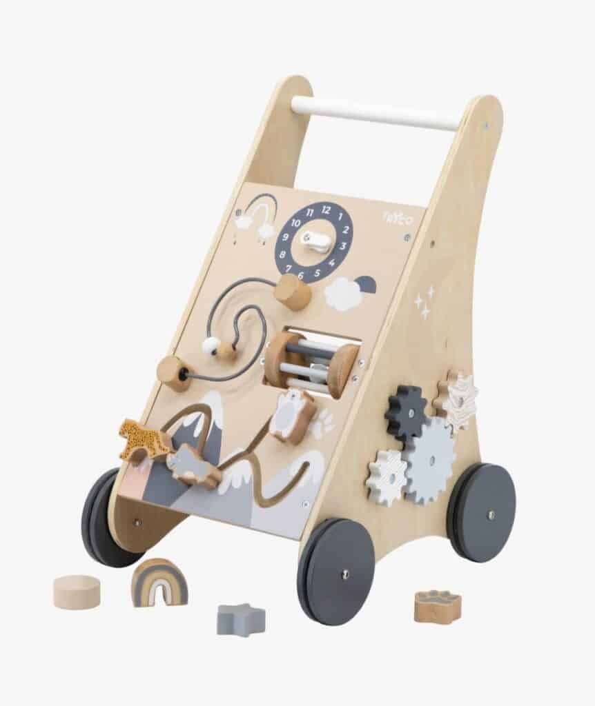 Tryco - Wooden Baby walker with blocks