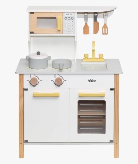 Tryco - Wooden Kitchen White & Gold
