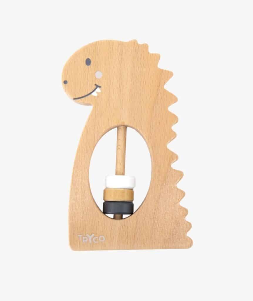 Tryco - Wooden Rattle - Dino