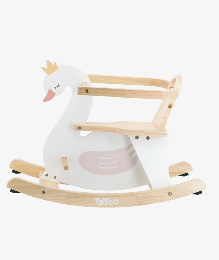 Tryco - Wooden Rocking Animal - Swan