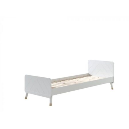 VIPACK - BILLY BED SATIN WHITE 90x200 CM