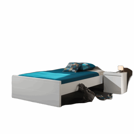 VIPACK - LARA BED 120 WIT