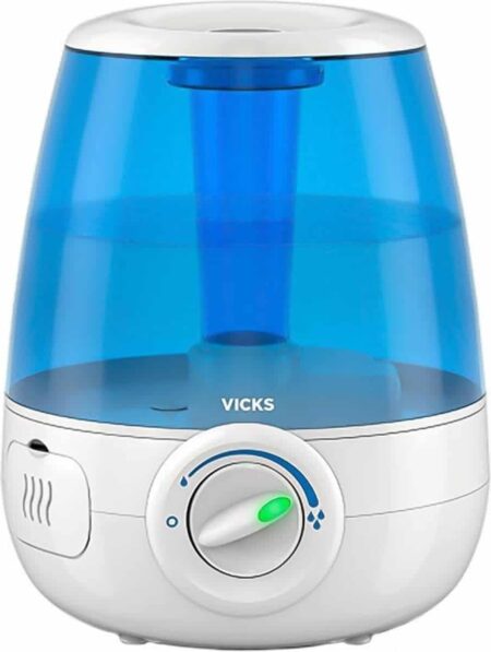 Vicks - CoolMist Ultrasonic Humidifier with 2x Scent Pad Heater