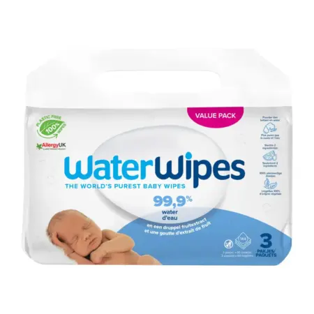 WaterWipes - Billendoekjes 144st (3x 48 st)