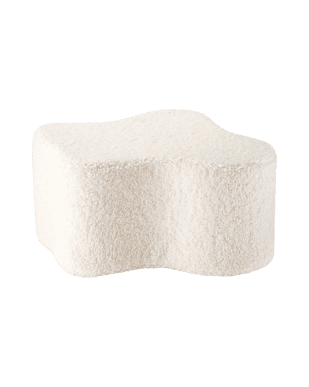 Wigiwama - Cream White Cloud Pouffe