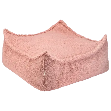 Wigiwama - Guava Pink Square Ottoman