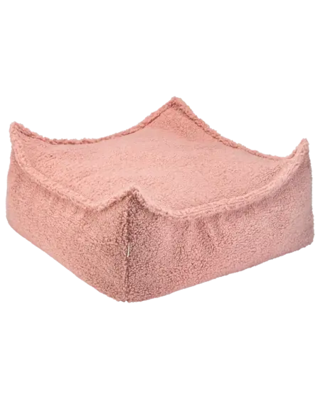 Wigiwama - Guava Pink Square Ottoman