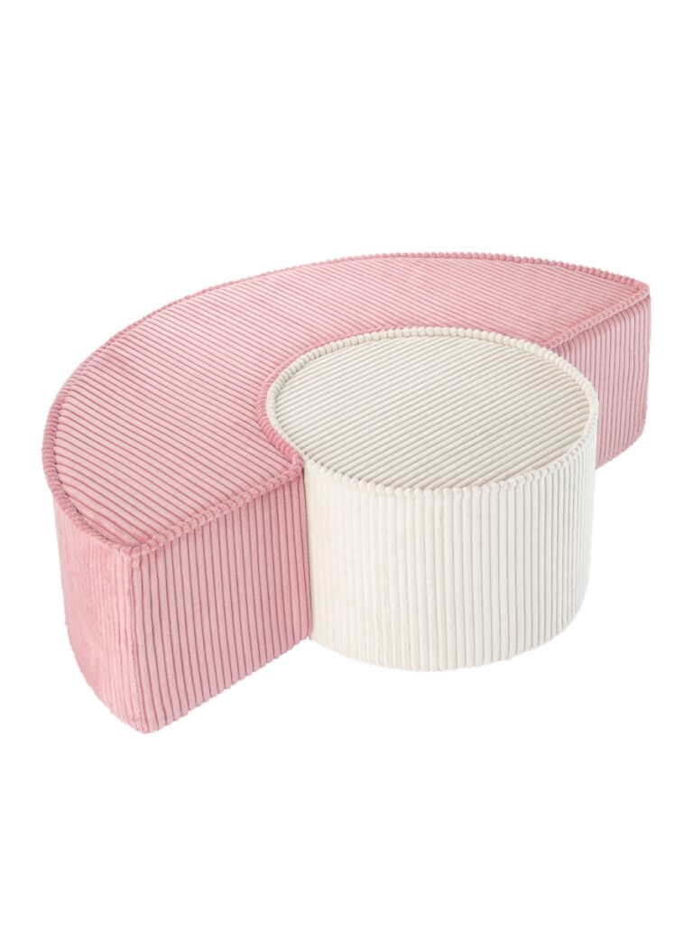Wigiwama - Pink Mousse Pouffe Set
