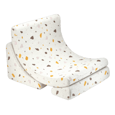 Wigiwama - Terrazzo Marble Moon Chair