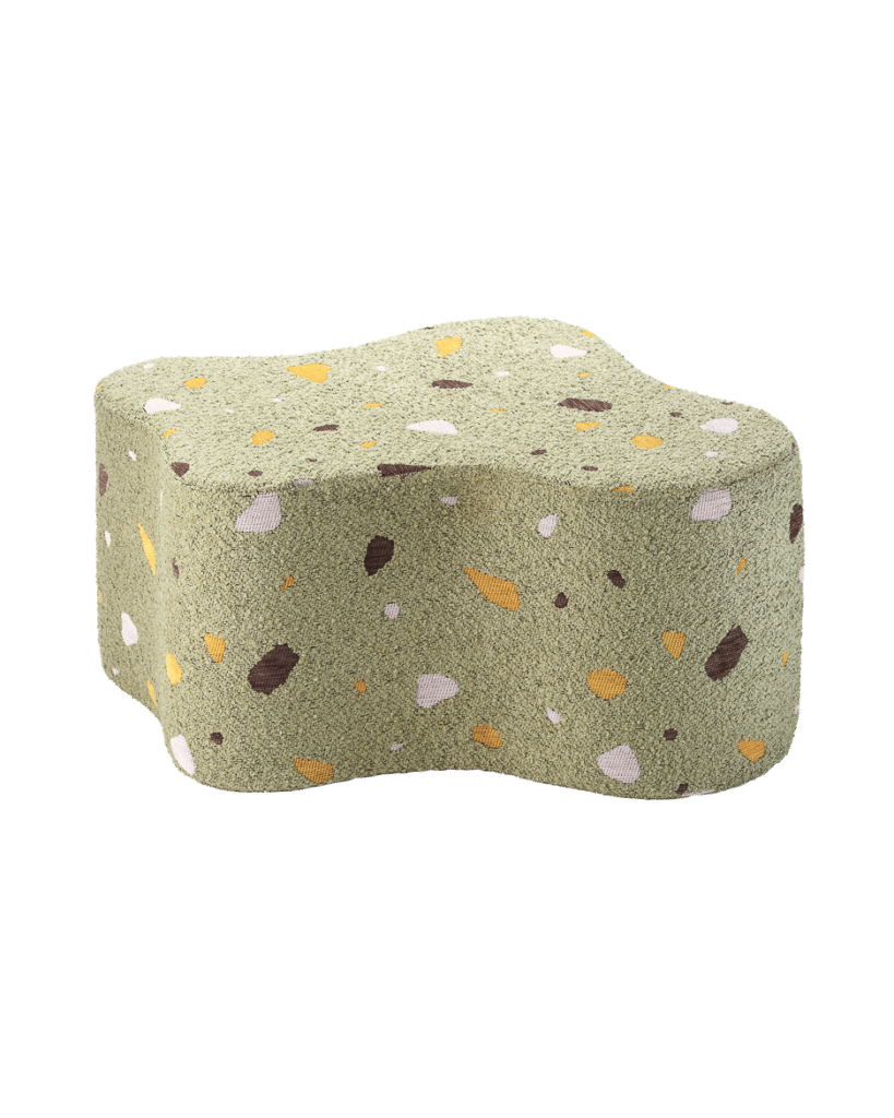 Wigiwama - Terrazzo Moss Cloud Pouffe