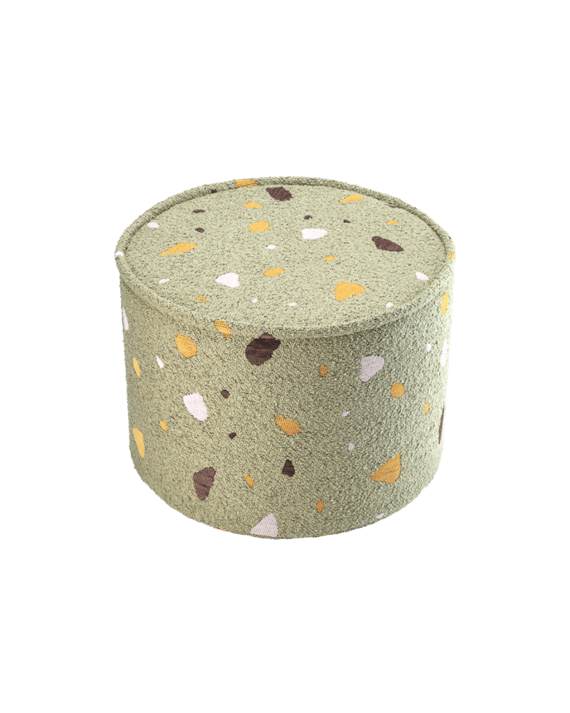 Wigiwama - Terrazzo Moss Pouffe