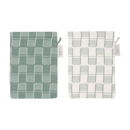 Witlof for Kids - Tetra Washandjes (2 Stuks) Sticky Stripes