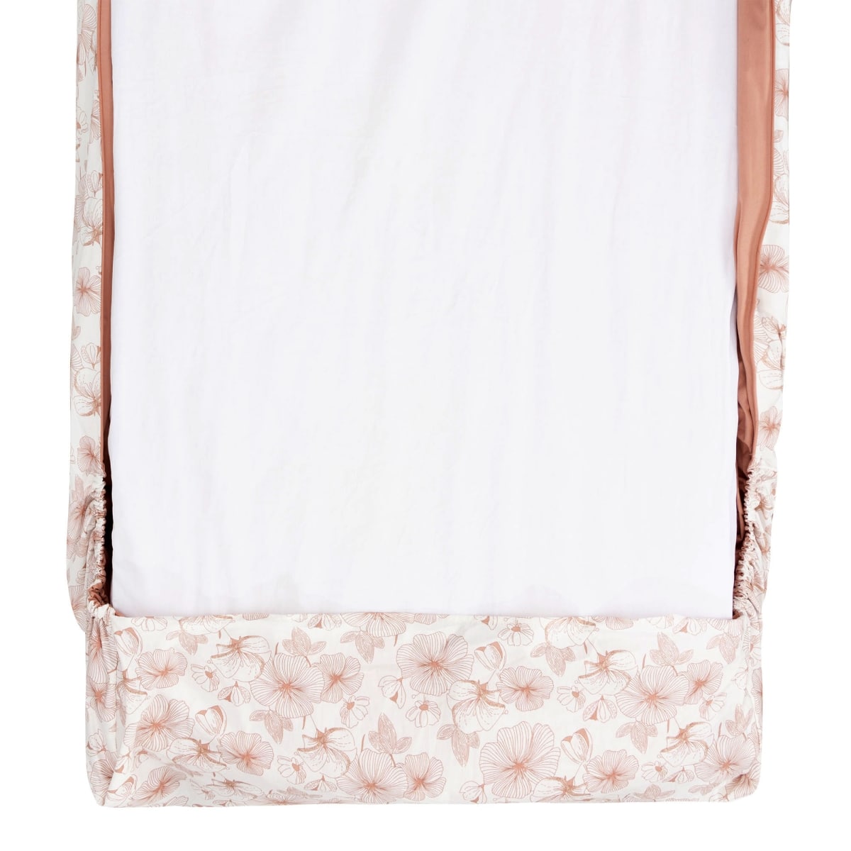 Witlof for Kids - Tuck-Inn Dekbedovertrek Bed 100X135Cm Flower Powder