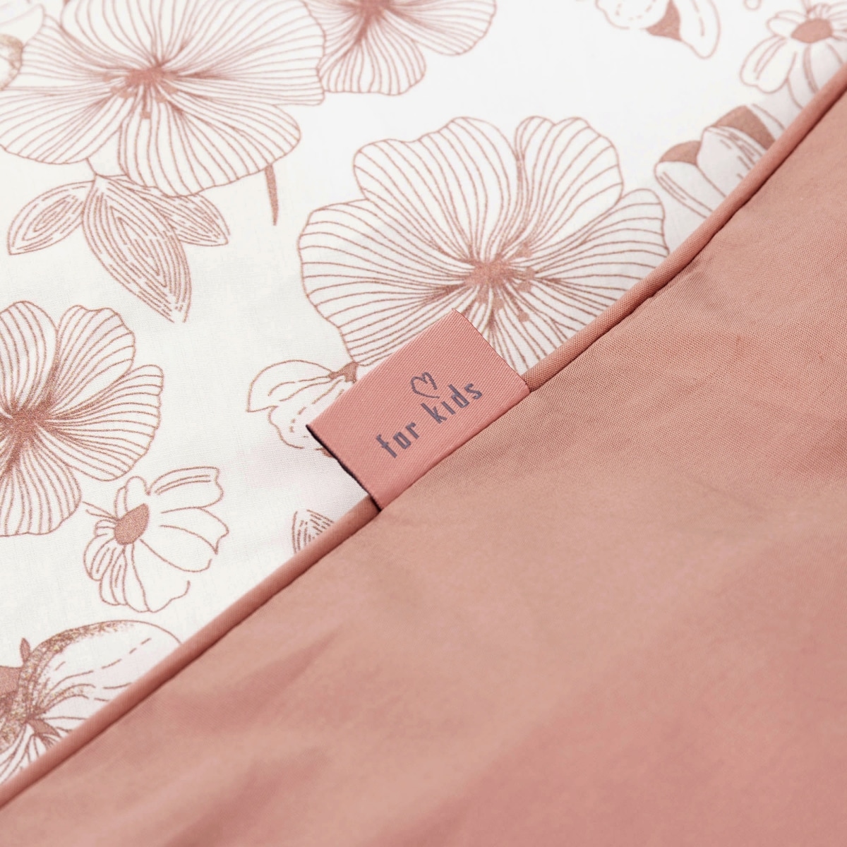 Witlof for Kids - Tuck-Inn Dekbedovertrek Bed 100X135Cm Flower Powder