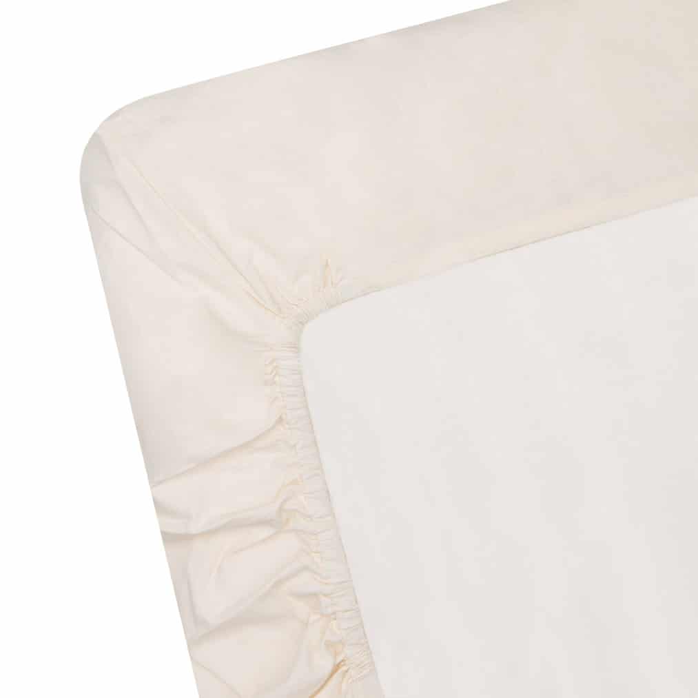 Witlof for Kids - Tuck-Inn Laken Bed 60X120Cm Ruffle Offwhite