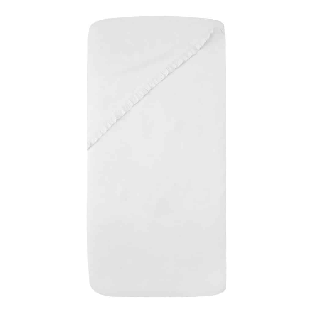 Witlof for Kids - Tuck-Inn Laken Wieg 40X80Cm Ruffle Wit