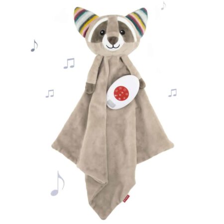 ZAZU - Baby Comforter Racoon - Robin - Grey
