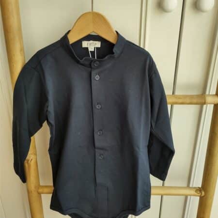 Aletta - Romper T-shirt Met Knoopjes - Blauw