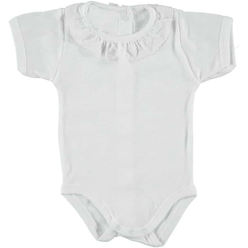 Babidu - Body M/Corta Cuello Batista Wit