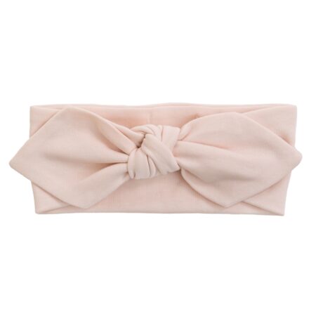 Baby Gi - Heaband with bow peach