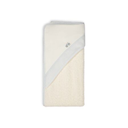 Baby Gi - Hooded bath towel nursery - Blue detail