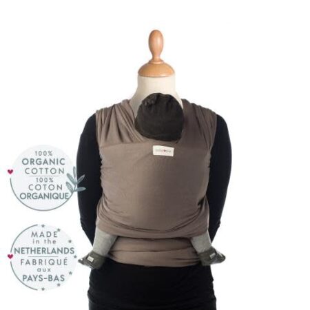 Babylonia baby Carriers - Draagdoek Tricot-Slen Organic - Mild Taupe - One Size